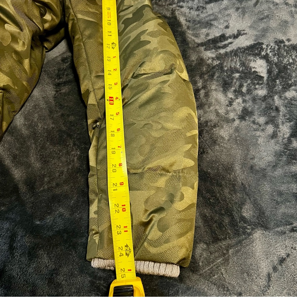 FERA Women’s Chloe Camo Down Ski Winter‎ Snow Parka Hooded Zipper Jacket Size 10 - Picture 15 of 16